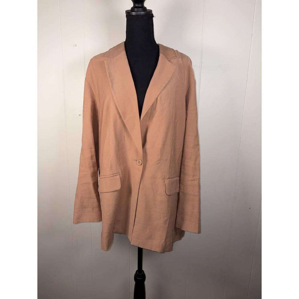 Open‎ Edit Unstructured Blazer L Tab Relaxed Fit Oversized Boyfriend